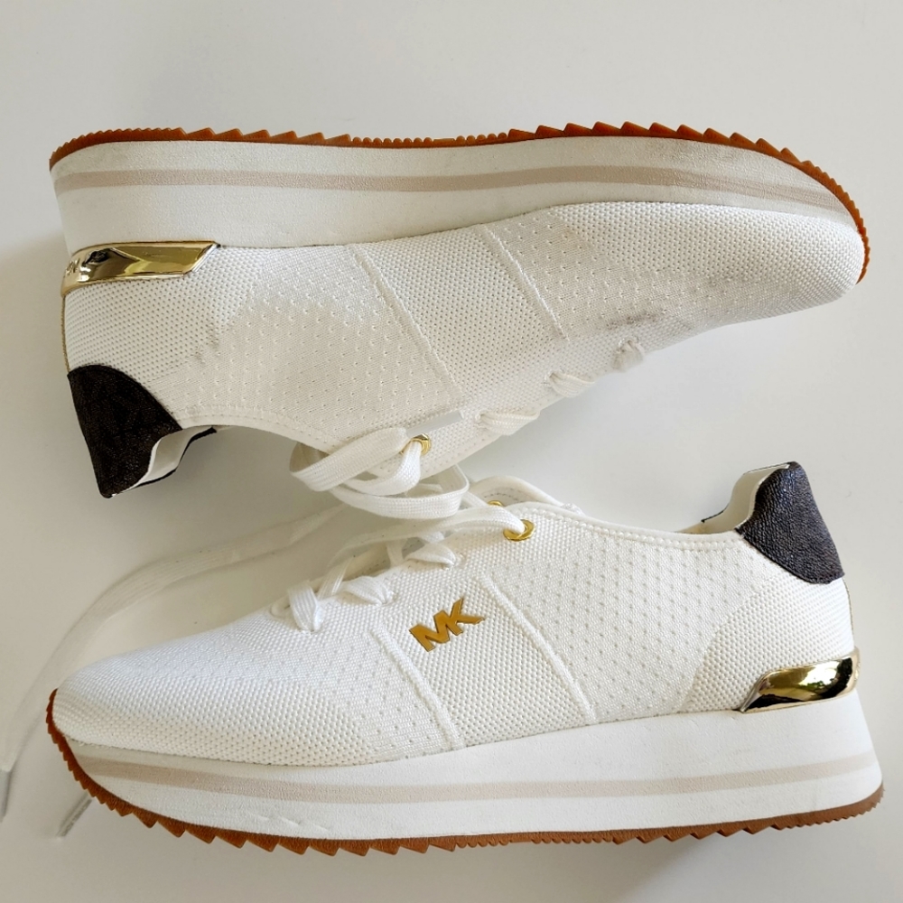 Monique knit trainers lace up retro sneakers 10